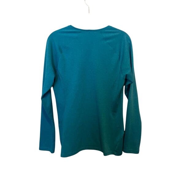 PATAGONIA WOMENS CAPILENE 3 MIDWEIGHT BASE LAYER TOP SHIRT LONG SLEEVE TEAL SZ M - Picture 2 of 5